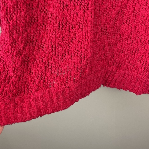 Free People Womens Songbird V-Neck Sweater Size Medium Raglan Sleeve Oversized - Picture 11 of 11